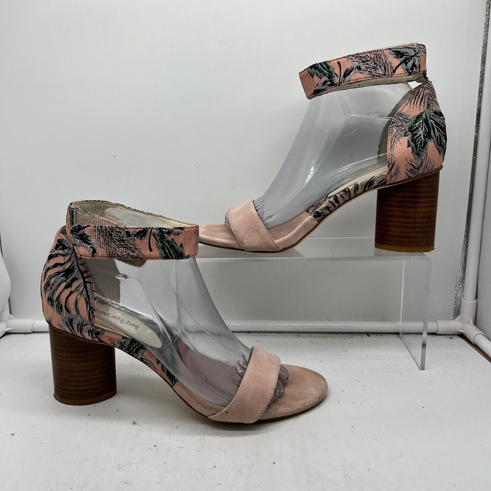 Jeffrey Campbell Sandal Womens 9 Purdys Pink Floral Slingback